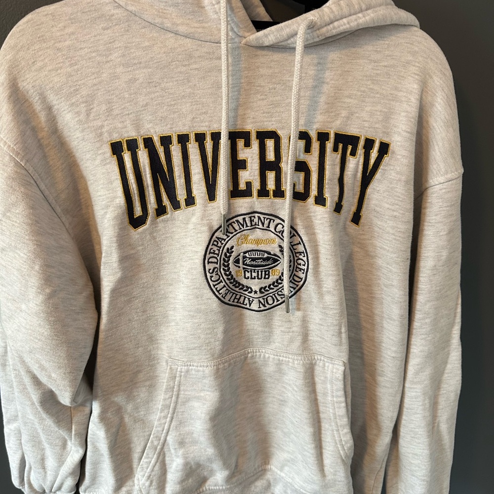 Garage Light Gray University Hoodie